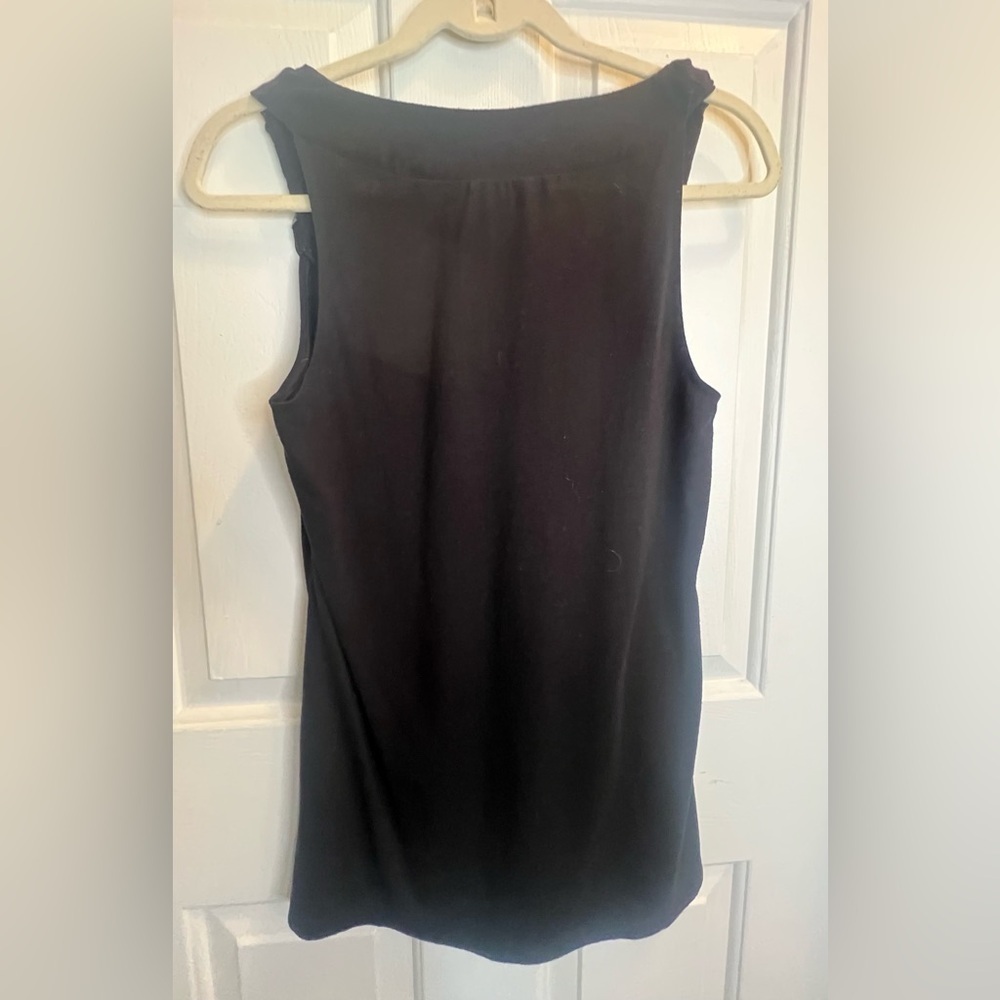 Candie's Black Ruffled Tank Top - Picture 2 of 3